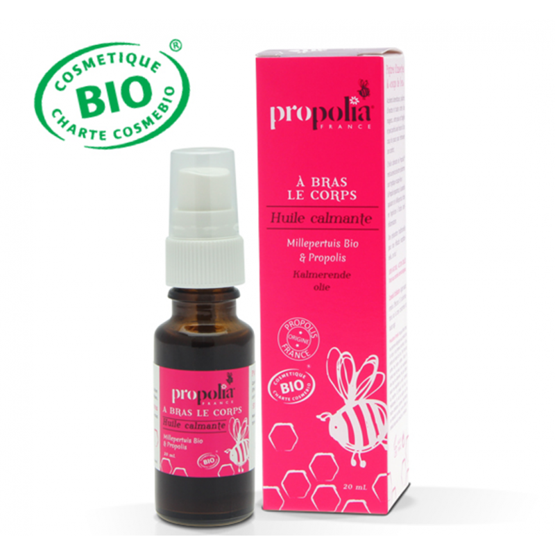 Huile calmante Bio "A bras le corps" 20 ml Huile calmante Bio "A bras le corps" 20 ml