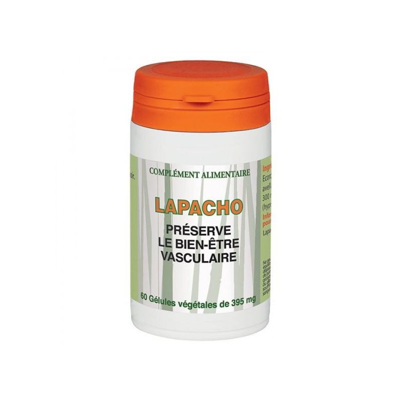 Lapacho gélules végétales Ipe roxo Pau d'arco Tecoma adenophilla cancer candidose infections cystite