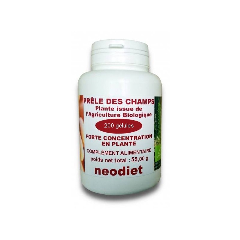 Prêle des champs biologique 200 gélules Prêle des champs biologique 200 gélules