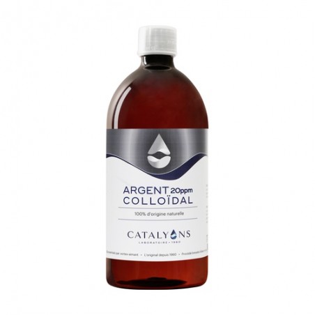 ARGENT COLLOÏDAL 20 ppm 1Litres Catalyons