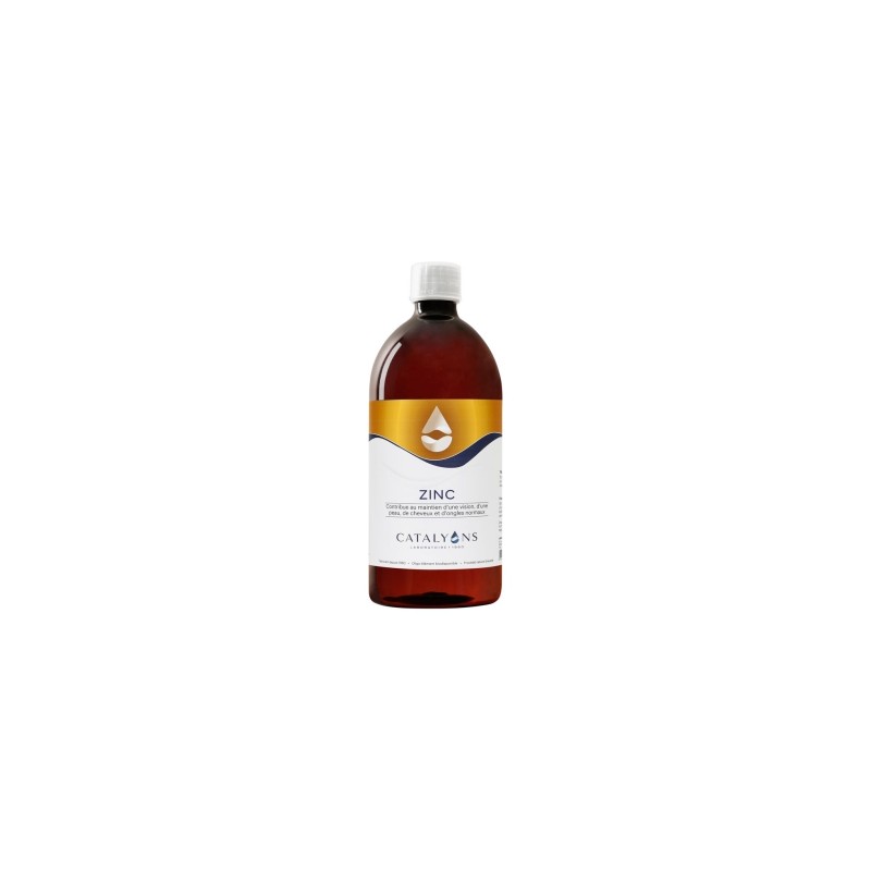 ZINC solution ionisé buvable CATALYONS Peau cheveux acné psoriasis immunité fertilité ZINC solution ionisé buvable CATALYONS Peau cheveux acné psoriasis immunité fertilité