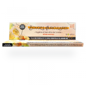 Bougies auriculaires droites - Etui de 6