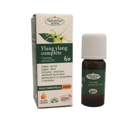 Huile essentielle Ylang-Ylang complète Bio - 10 ml