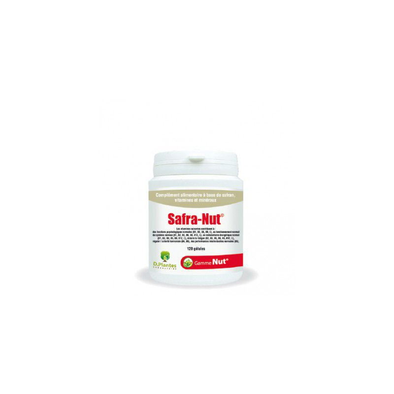 SAFRANUT SAFRA-NUT Dplantes  ex DEPRESSNUT Safran Zinc Vitamine B6 Taurine Magnésium Vit E Chrome