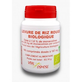 Levure de riz rouge bio 187...