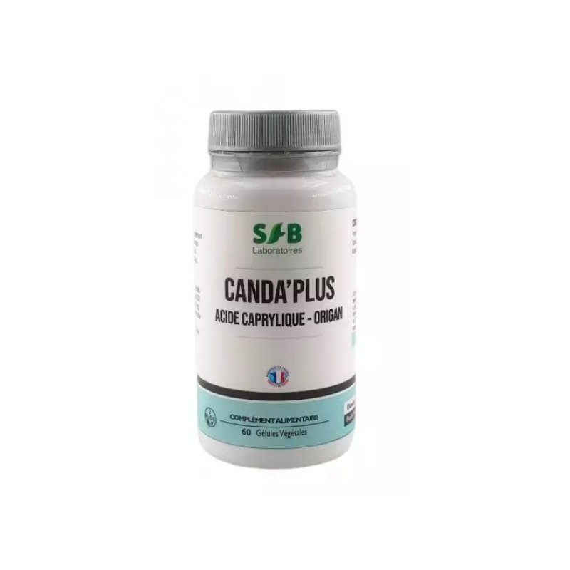 CANDI'CLEAN SFB gélules Lapacho Acide caprylique Origan Bromélaïne Pépins de pamplemousse candidoses