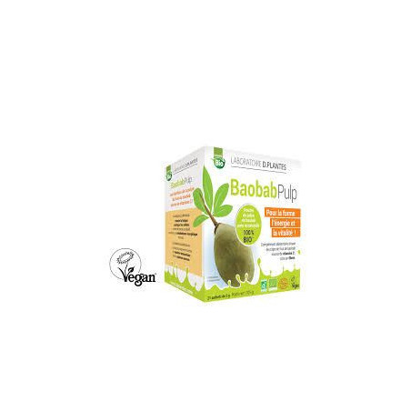 BAOBAB PULP BIO Pain de singe Végan 21 SACHETS