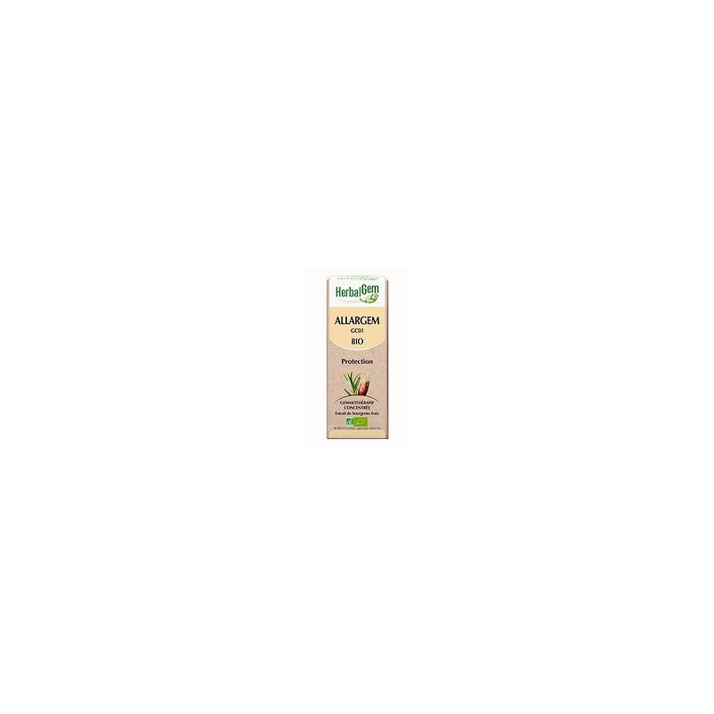 ALLARGEM Herbalgem complexe Protection allergies Gemmothérapie bourgeons de cassis romarin bio ALLARGEM Herbalgem complexe Protection allergies Gemmothérapie bourgeons de cassis romarin bio