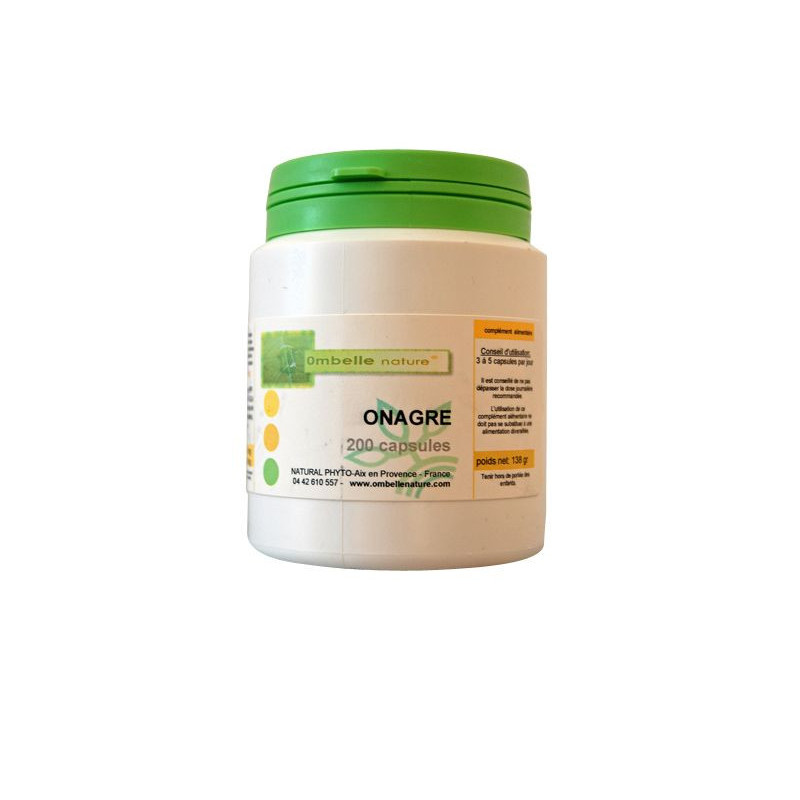 HUILE D ONAGRE 200 CAPSULES beauté hydratation de la peau vieillissement cutané france santaflor HUILE D ONAGRE 200 CAPSULES beauté hydratation de la peau vieillissement cutané france santaflor