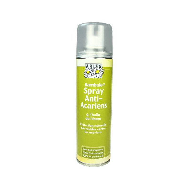 Spray anti-acariens bambule aries à l'huile de neem naturel protection des textiles allergies Spray anti-acariens bambule aries à l'huile de neem naturel protection des textiles allergies