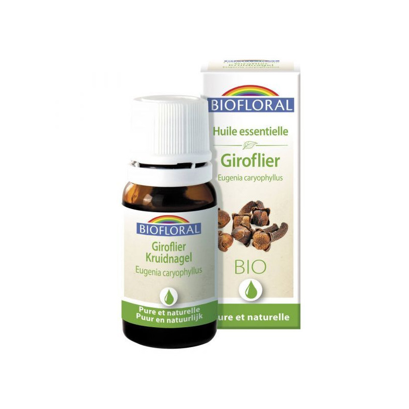 Huile essentielle de clou de girofle bio Pranarom eugenia caryophyllus anti bactérien antiviral fong Huile essentielle de clou de girofle bio Pranarom eugenia caryophyllus anti bactérien antiviral fong