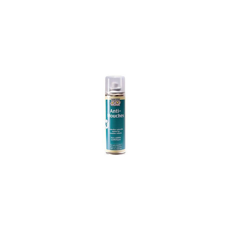 ARIES spray Anti-Mouches, à base d'huiles essentielles, éloigne les mouches et autres insectes volan ARIES spray Anti-Mouches, à base d'huiles essentielles, éloigne les mouches et autres insectes volan