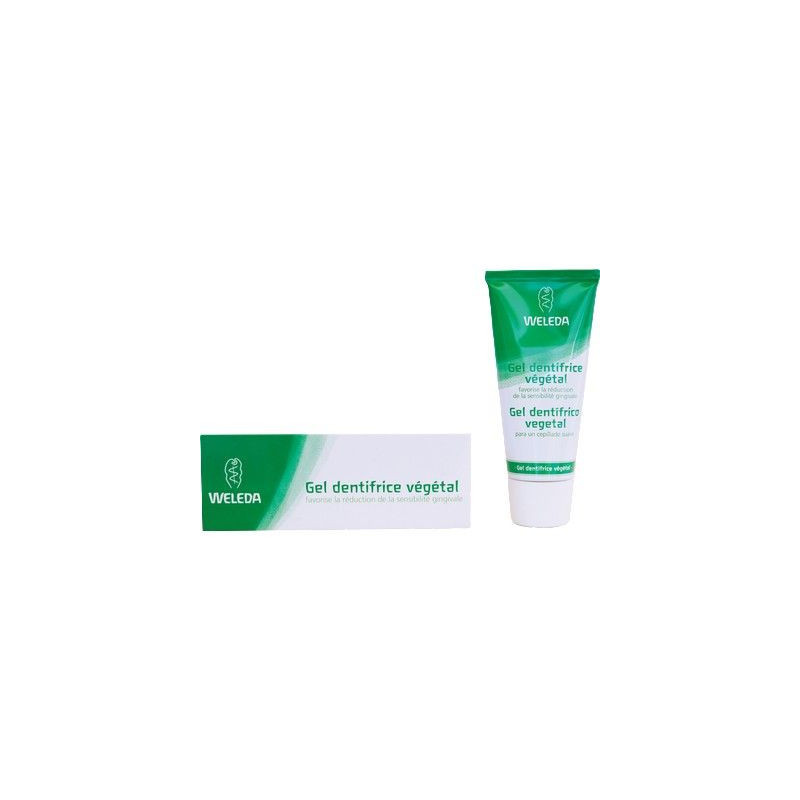 Dentifrice végétal Weleda Riche en plantes médicinales et en huiles essentielles, le tout incorporé Dentifrice végétal Weleda Riche en plantes médicinales et en huiles essentielles, le tout incorporé