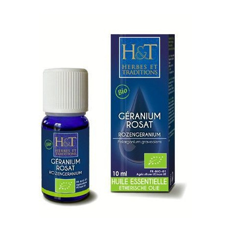 Huile essentielle de Géranium Rosat Bio 10 ml