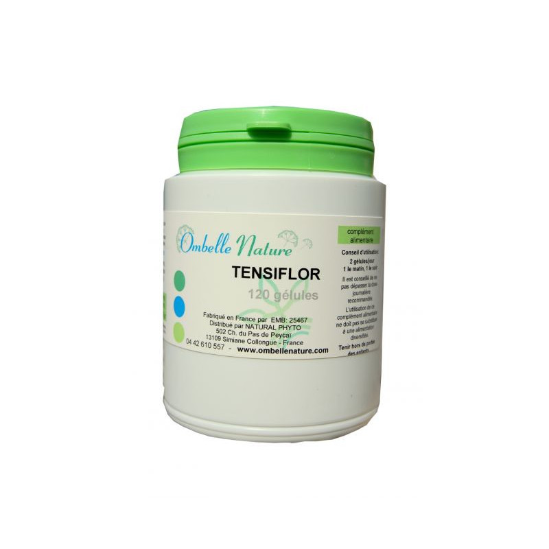 TENSIFLOR complexe Hypertension gélules 100% poudre de plantes ail olivier aubépine gélules ombelle TENSIFLOR complexe Hypertension gélules 100% poudre de plantes ail olivier aubépine gélules ombelle