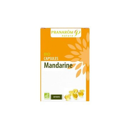 Capsules aux huiles essentielles MANDARINE