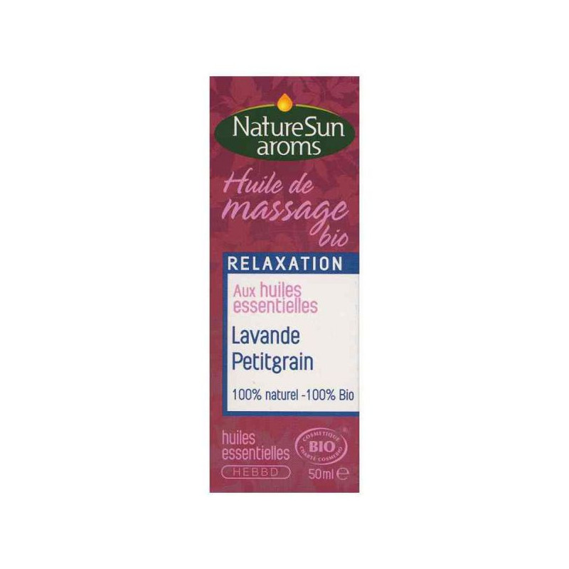 Huiles de massage Naturesunaroms aux huiles essentielles relaxation Sensuel Dos et nuque 50 ml bio Huiles de massage Naturesunaroms aux huiles essentielles relaxation Sensuel Dos et nuque 50 ml bio