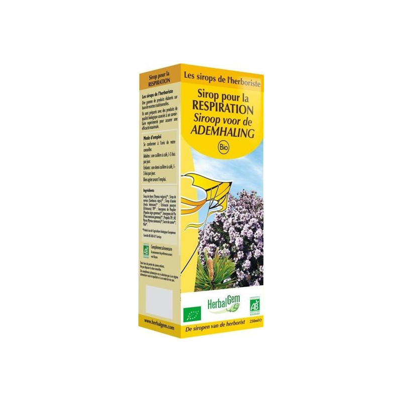SIROP pour la respiration Bio 250 ml SIROP pour la respiration Bio 250 ml