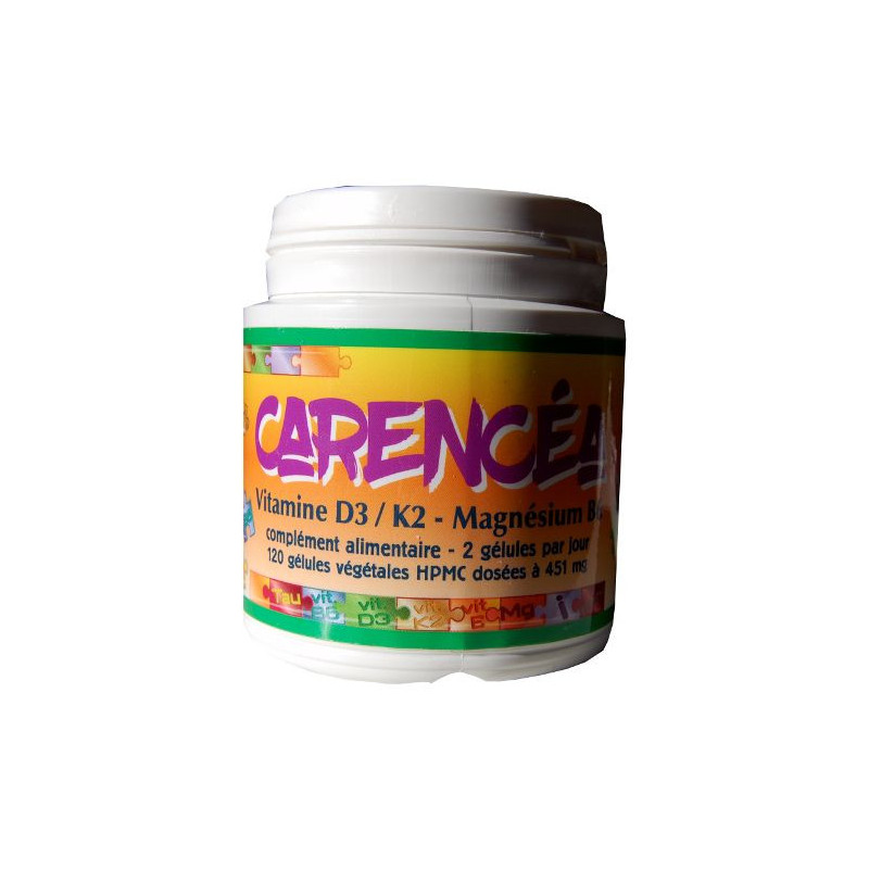Carencéa taurine vitamine D, vitamine K2 Spiruline, magnésium ( Ex EN-Vie) Carencéa taurine vitamine D, vitamine K2 Spiruline, magnésium ( Ex EN-Vie)