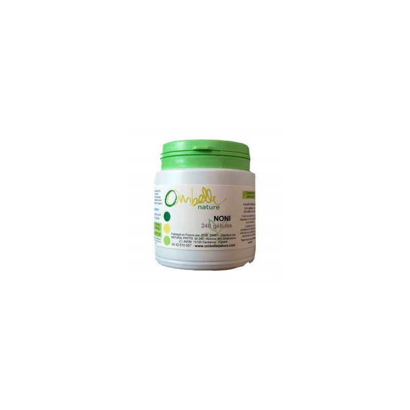 NONI 120 gélules de poudre de fruit polynésien Morinda citrifolia Santaflor en relais du jus de noni NONI 120 gélules de poudre de fruit polynésien Morinda citrifolia Santaflor en relais du jus de noni