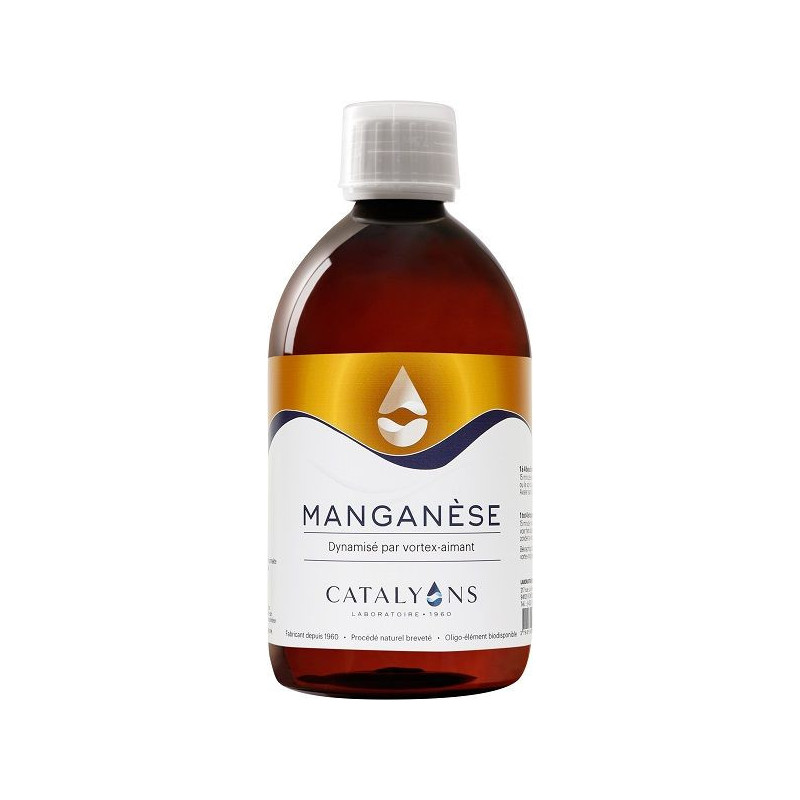 Manganèse Catalyons 500 ml ions libres Mn Eczéma allergies énurésie Dermatobruxomanie arthrite asth Manganèse Catalyons 500 ml ions libres Mn Eczéma allergies énurésie Dermatobruxomanie arthrite asth