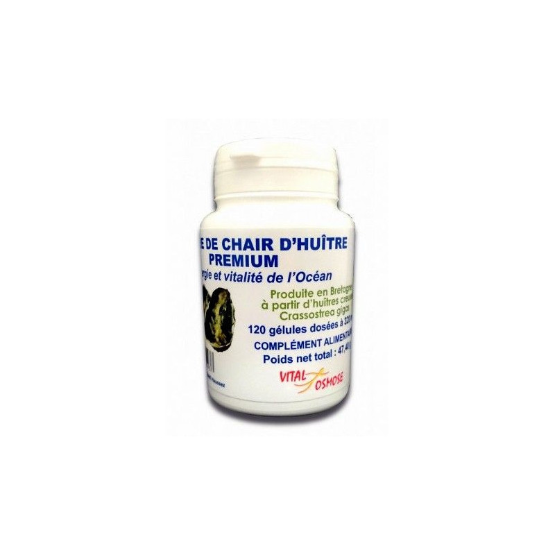 Poudre de Chair d'huitre premium de bretagne 320 mg Poudre de Chair d'huitre premium de bretagne 320 mg
