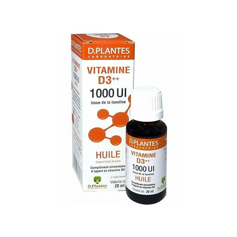 Vitamine D3 1000UI Cholecalciferol 500% AJR gouttes labo d plantes immunité cancer os dents muscle Vitamine D3 1000UI Cholecalciferol 500% AJR gouttes labo d plantes immunité cancer os dents muscle