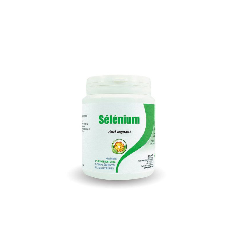 Sélénium sur levure de Bière 25 mg soit 100% des AJR Fab France Antioxydant indispensable à l'organi Sélénium sur levure de Bière 25 mg soit 100% des AJR Fab France Antioxydant indispensable à l'organi