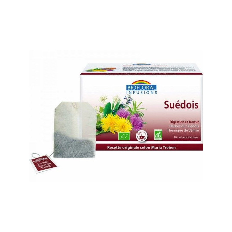 Infusion Elixir du Suedois 59 plantes de Maria Treben Sans alcool Bio Biofloral depuratif digestif Infusion Elixir du Suedois 59 plantes de Maria Treben Sans alcool Bio Biofloral depuratif digestif