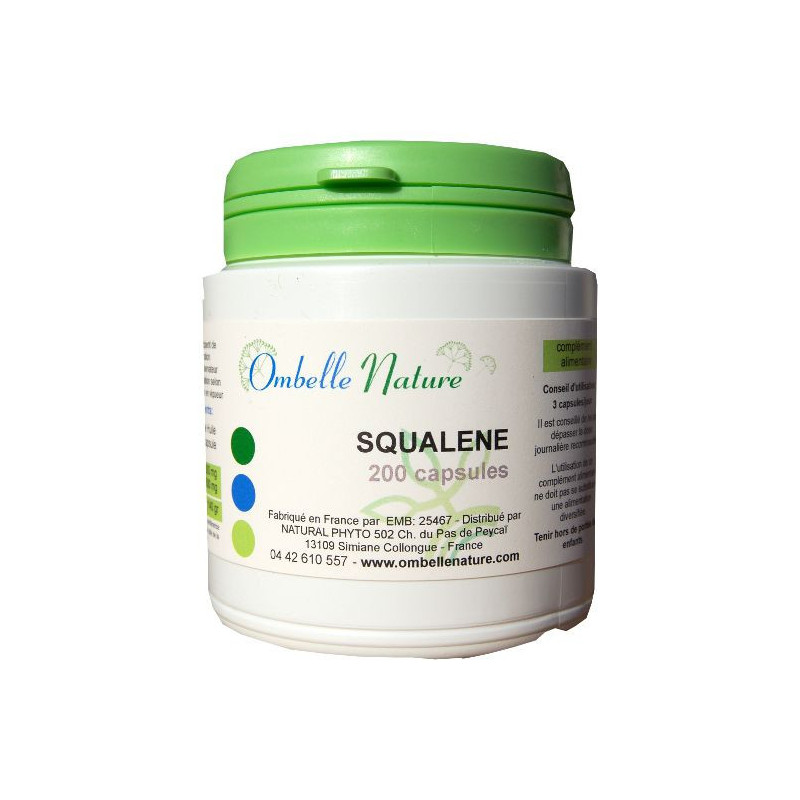 Squalène capsules Ombelle nature Huile de foie de requin immunitaire alkylglycérols DHA EPA Squalène capsules Ombelle nature Huile de foie de requin immunitaire alkylglycérols DHA EPA