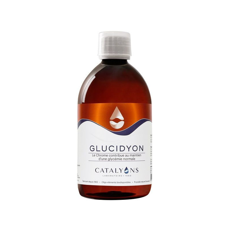 GLUCIDYON 500 ml Catalyons Glycémi Maintien régularisation hyperGlycémie oligothérapie boulimie sucr GLUCIDYON 500 ml Catalyons Glycémi Maintien régularisation hyperGlycémie oligothérapie boulimie sucr