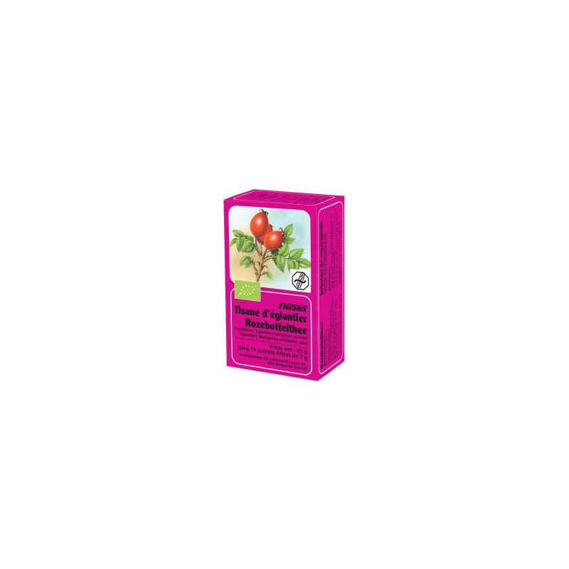 TISANE SALUS EGLANTIER CYNORRHODON Bio 15 Sachets Vitamine C naturelle TISANE SALUS EGLANTIER CYNORRHODON Bio 15 Sachets Vitamine C naturelle