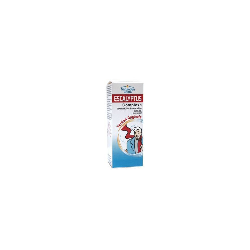 Escalyptus complexe d'huiles essentielles hebbd sans alcool nature sun aroms diffuseur hiver ORL Escalyptus complexe d'huiles essentielles hebbd sans alcool nature sun aroms diffuseur hiver ORL