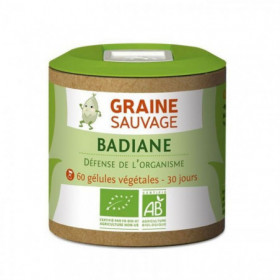 BADIANE Bio 60 gélules...
