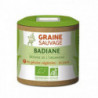 BADIANE Bio Anis etoilé gélules 100 % poudre de fruit Graine sauvage flatulence immunité halitose   