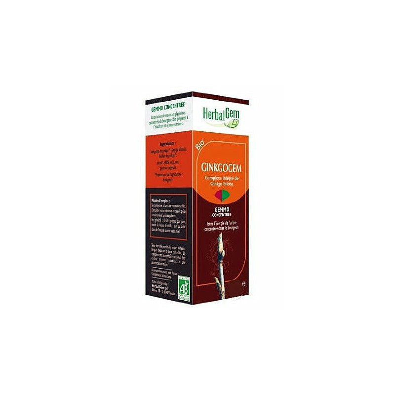 GINKGOGEM Gingko Biloba 50 ml Herbalgem Gemmothérapie Bourgeon plantes circulation circulation mémo GINKGOGEM Gingko Biloba 50 ml Herbalgem Gemmothérapie Bourgeon plantes circulation circulation mémo