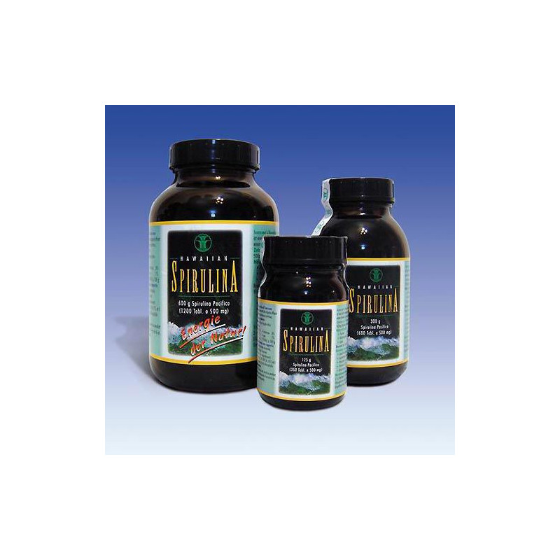 Spiruline d' Hawaï 250 cp 500 mg Ivarsson's Hawaiian Spirulina Energie Sport Fer Vitamine K Algue Spiruline d' Hawaï 250 cp 500 mg Ivarsson's Hawaiian Spirulina Energie Sport Fer Vitamine K Algue