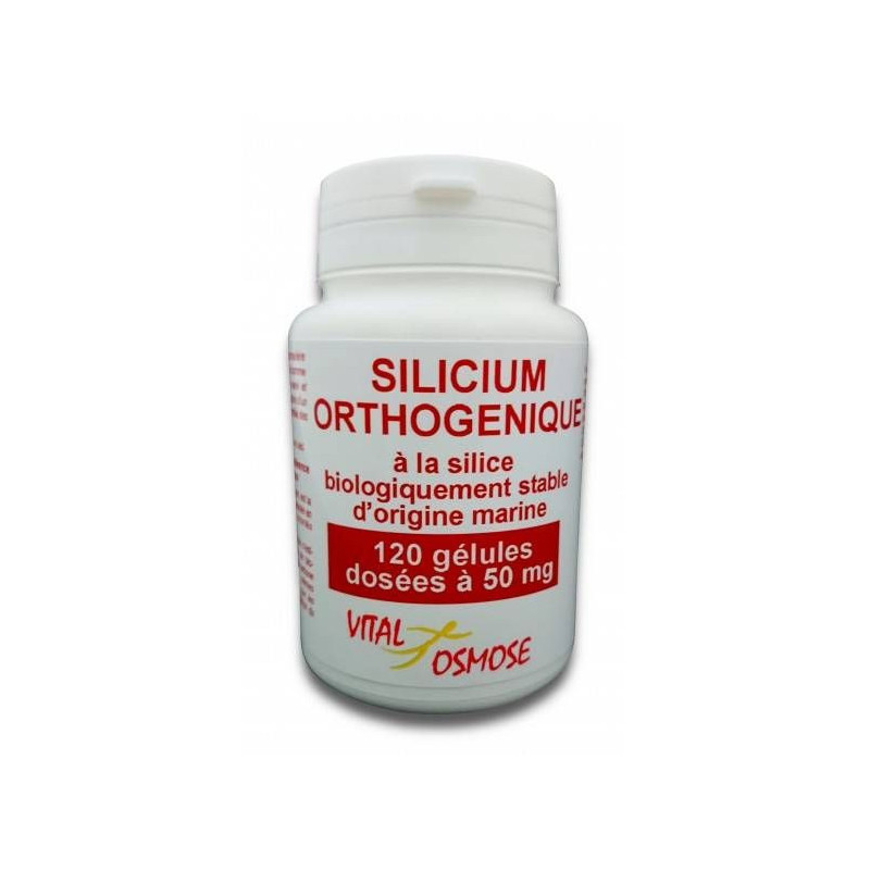 Silicium organique Orthogénique  Biogénique  acide orthosilicique 25 mg  silicium biogénique