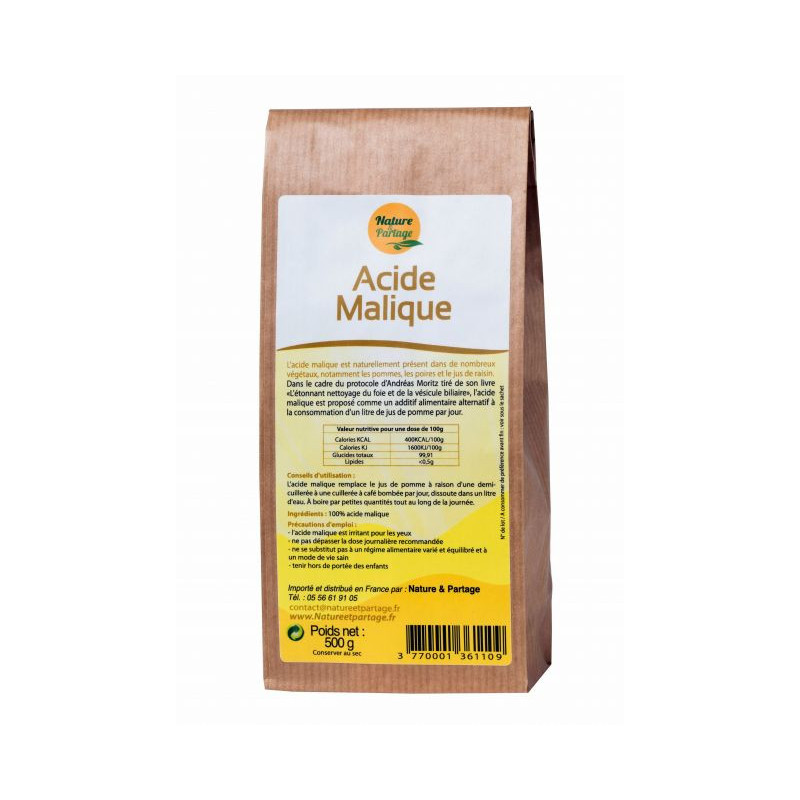 Acide malique en remplacement du jus de pomme Acide malique en remplacement du jus de pomme