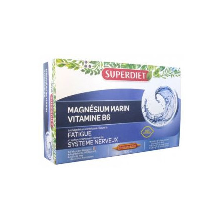 Magnesium marin Vitamine B6 Ampoules