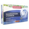 Magnésium marin Vitamine B6 Eau de mer concentré fatigue Stress surmenage Superdiet ampoules