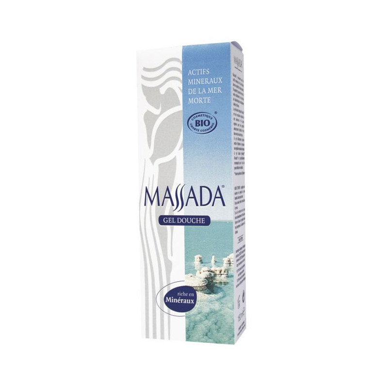 Gel Douche MASSADA aux sels de la Mer Morte peau irrtitée psoriasis dermites acné magnésium bain Gel Douche MASSADA aux sels de la Mer Morte peau irrtitée psoriasis dermites acné magnésium bain
