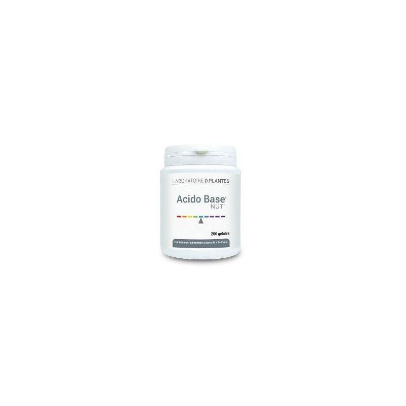 ACIDO BASE NUT DPLANTES 200 gélules minéraux pour acidité digestive pH acide déséquilibre ACIDO BASE NUT DPLANTES 200 gélules minéraux pour acidité digestive pH acide déséquilibre