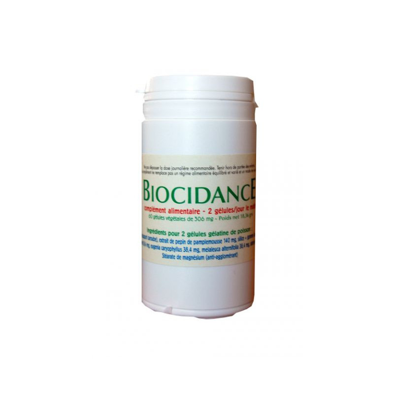 BIOCIDANCE gélules Jade recherche sarriette propolis citron EPP infections virale bactérie parasite BIOCIDANCE gélules Jade recherche sarriette propolis citron EPP infections virale bactérie parasite