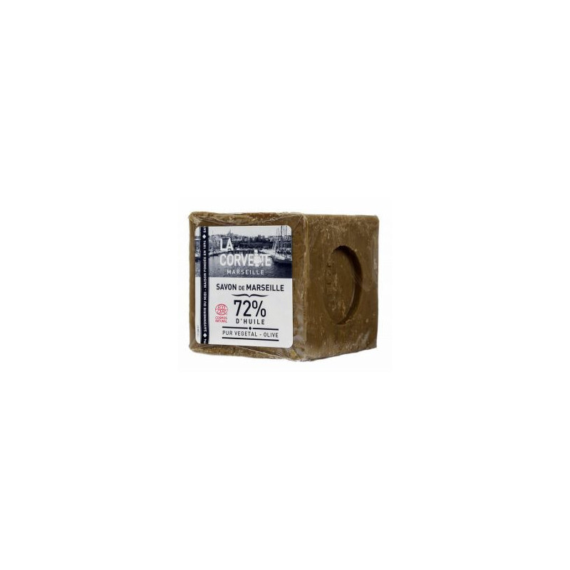 Savon de Marseille à l'Huile d'olive MARIUS FABRE cube vert pur végétal sans colorant bio degradable Savon de Marseille à l'Huile d'olive MARIUS FABRE cube vert pur végétal sans colorant bio degradable