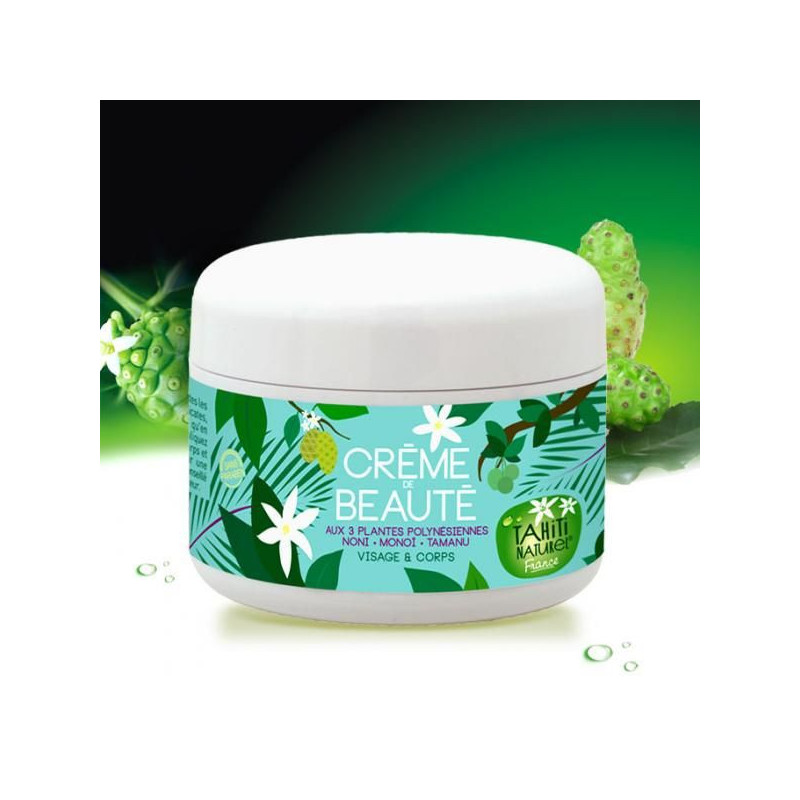 Crème TAHITI NATUREL au Monoï , Jus de Noni et Huile de Tamanu, plantes polynésienne hydratante natu Crème TAHITI NATUREL au Monoï , Jus de Noni et Huile de Tamanu, plantes polynésienne hydratante natu