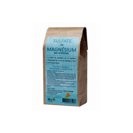 Ingrédients purs d'origine Sel d'Epsom (1 lb) Sulfate de magnésium pur,  qualité alimentaire, solution de trempage