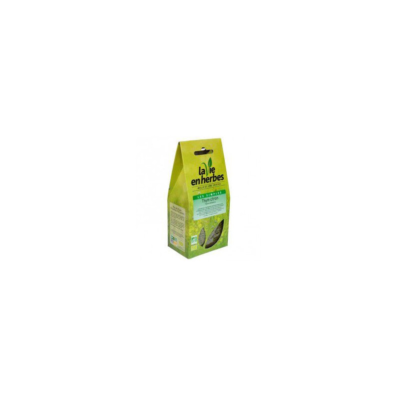 Infusion Thym citronné infusion 35 g La vie en Herbes Respiration Digestion Immunitaire Thymus Infusion Thym citronné infusion 35 g La vie en Herbes Respiration Digestion Immunitaire Thymus
