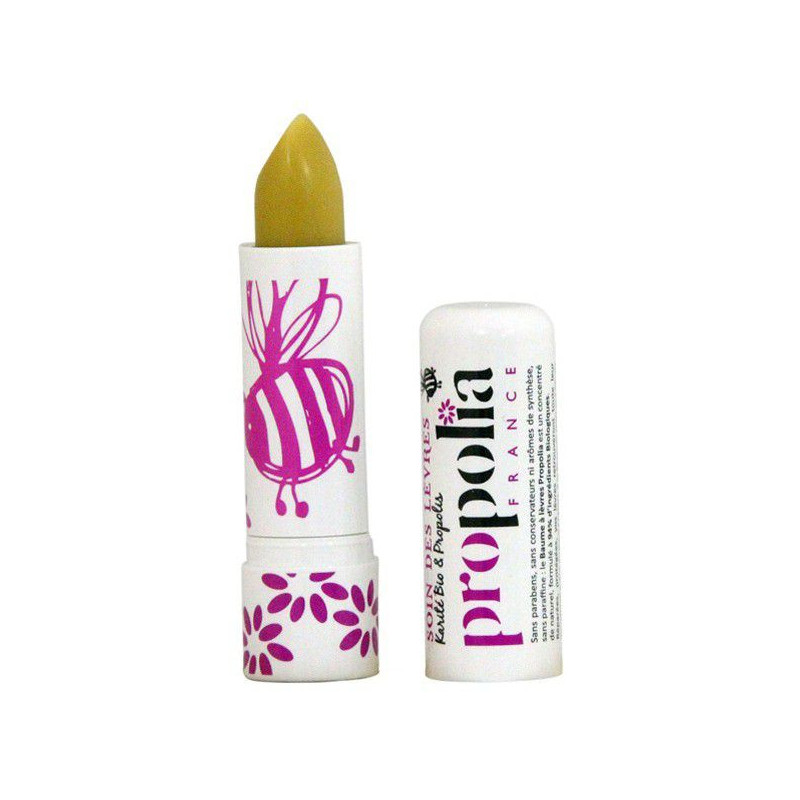 Baume à Lèvres Propolia bio karité cire de Propolis Huile de Noyaux d'abricot gerçures froid Baume à Lèvres Propolia bio karité cire de Propolis Huile de Noyaux d'abricot gerçures froid