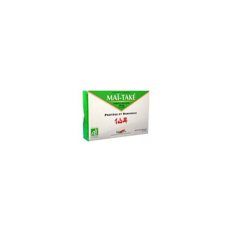 Maitaké 20 ampoules redon Bio immunité vitalité détente champignon chinois adaptogène B Glucane 38 Maitaké 20 ampoules redon Bio immunité vitalité détente champignon chinois adaptogène B Glucane 38